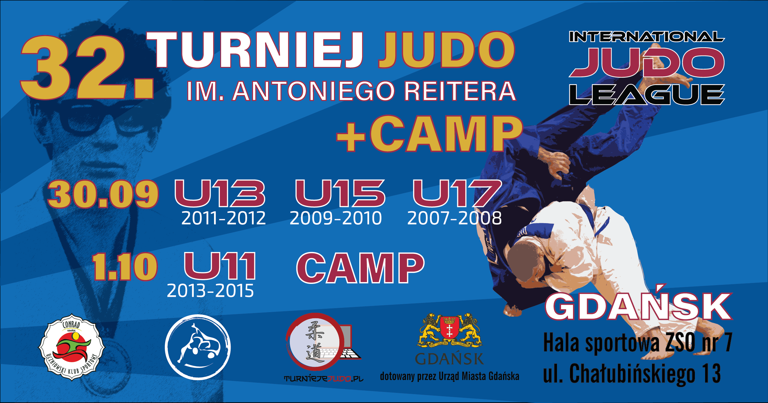 Zapraszamy na 32. Turniej judo im. Antoniego Reitera